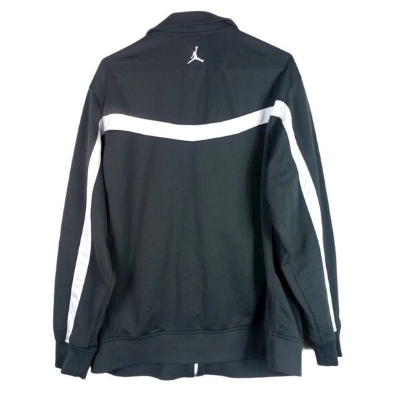Nike Mens Jordan Warm-Up Starter Jacket Medium Gray St Louis Patch Logo Pockets - Picture 2 of 8